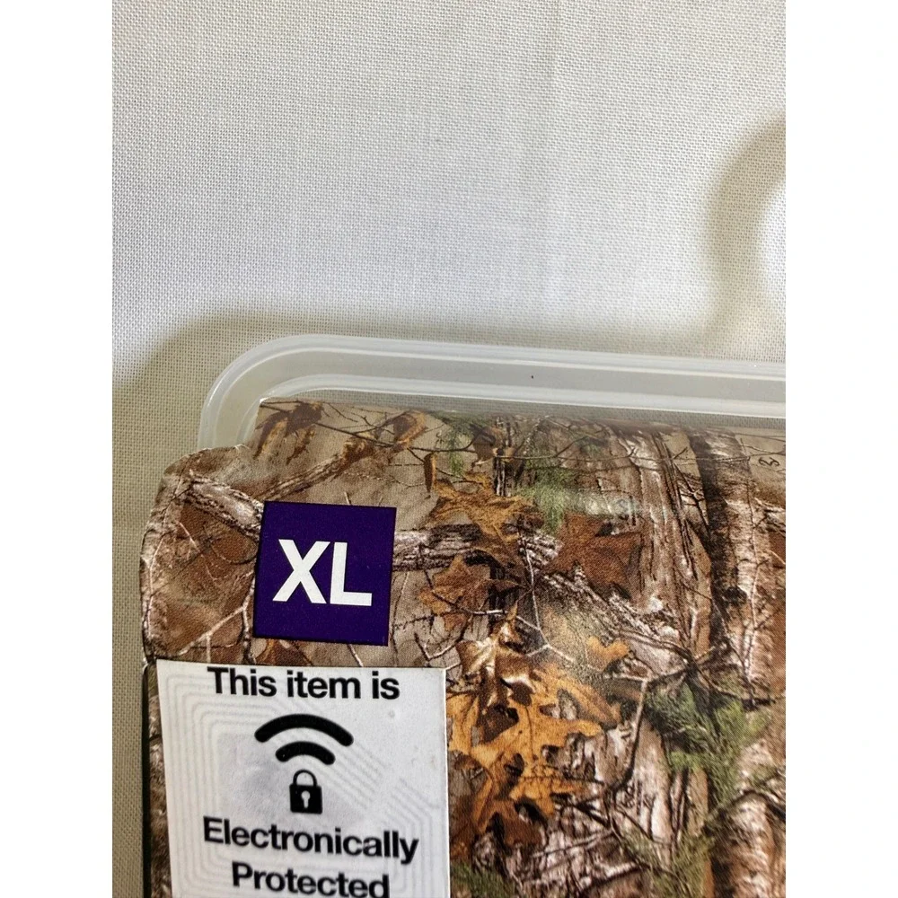 Realtree Xtra Camo Logo Sleep Pants Womens XL Black Pink Relaxed Fit Pajamas NEW